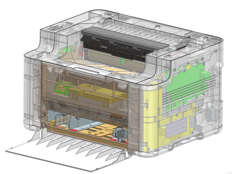 打印机热流仿真